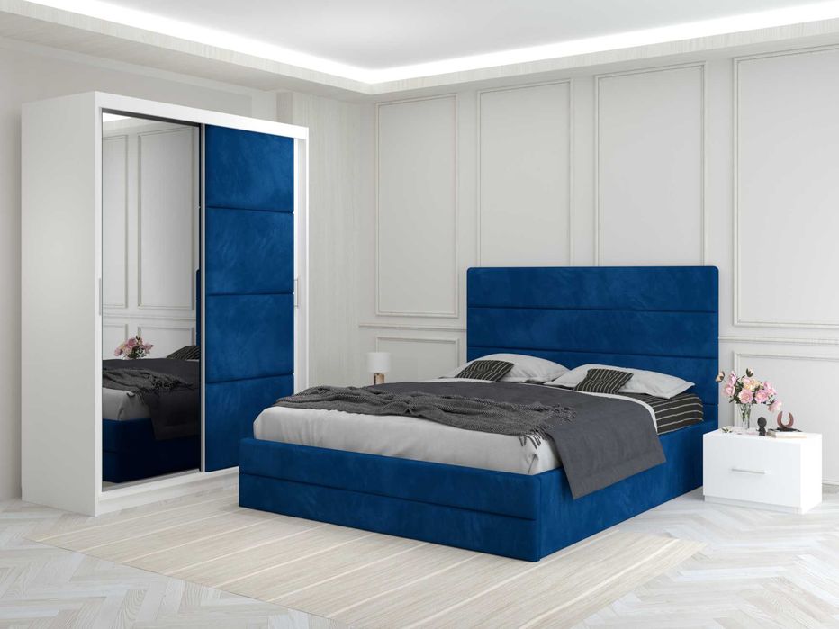 Mobila dormitor/paturi tapitate/dressing/dulap/comoda tv