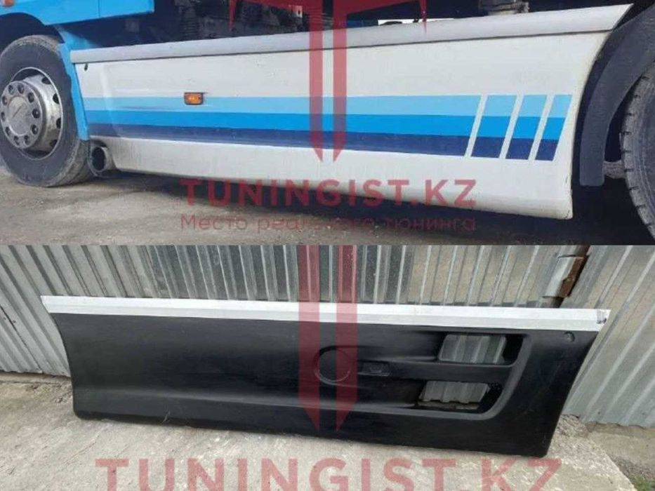 Боковые межосевые спойлера на тягач DAF 105