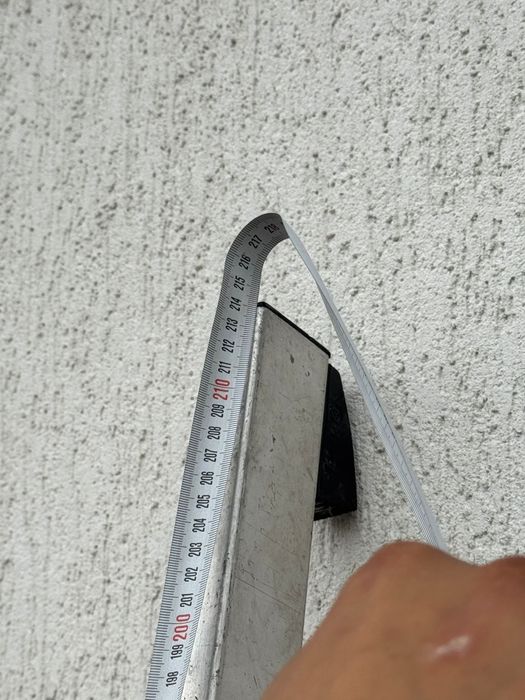 Scară din aluminiu 216 cm lungime