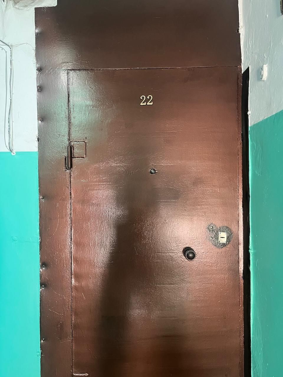 Продам входную железную дверь