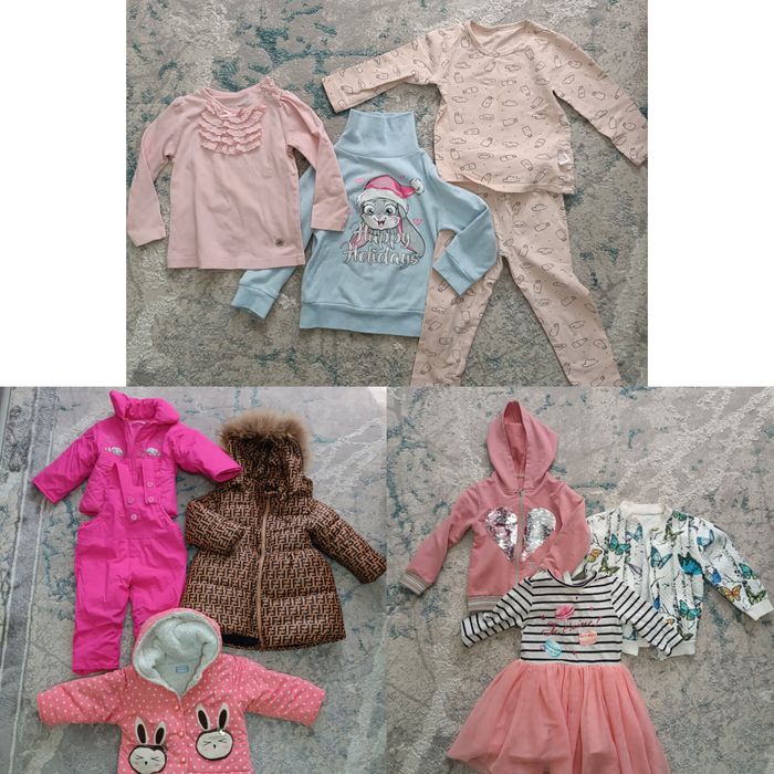 Вещи на девочку от года до трёх лет