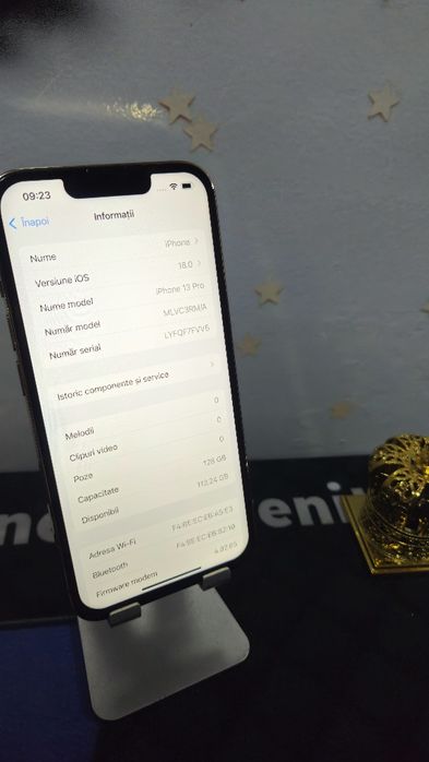 iPhone 13 PRO Gold 128GB Baterie Schimbată:100%.Preṭ fix!