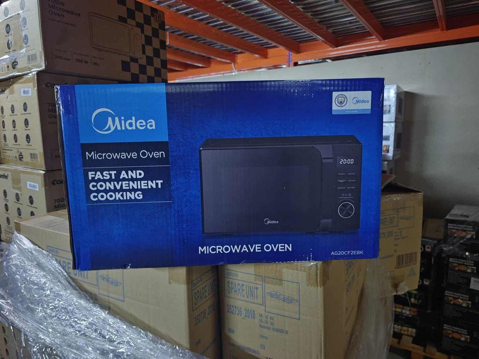 Микровълнова фурна MIDEA AG20CF2EBK 700W, Функция грил, 20L