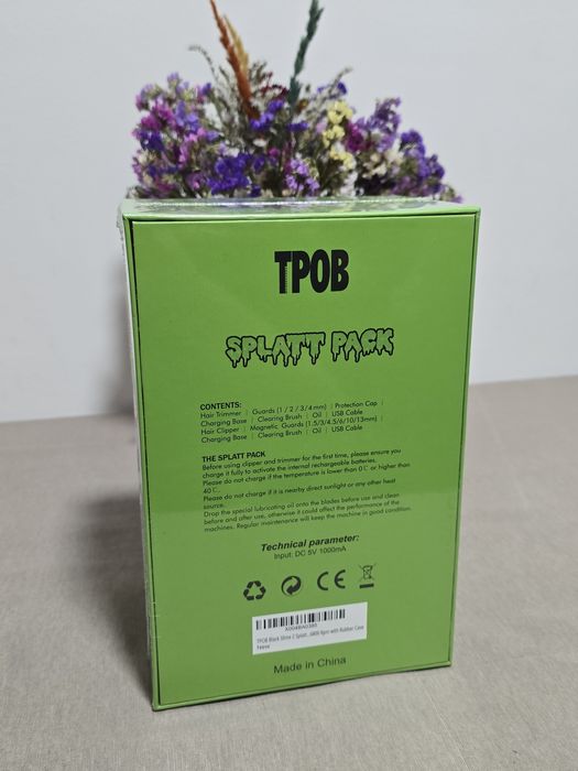 Vând SET TPOB Slime Splatt  - masina de tuns + trimmer profesional