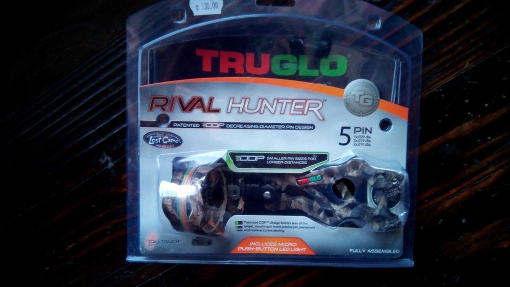 Мерник за лък-TRUGLO Sight rival hunter-5-Pin DDP