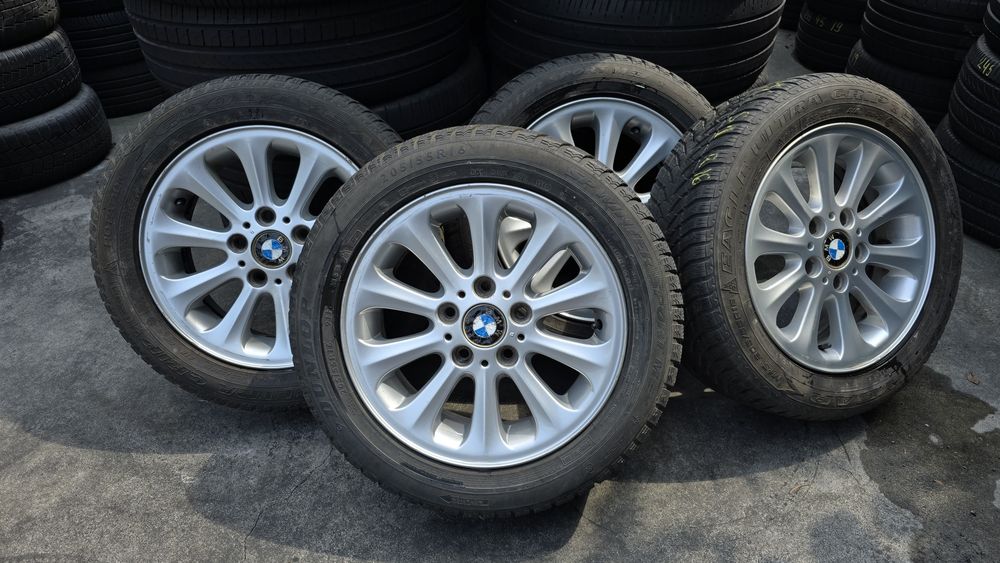 4 roți BMW seria 1 cu anvelope iarnă 16 țoli