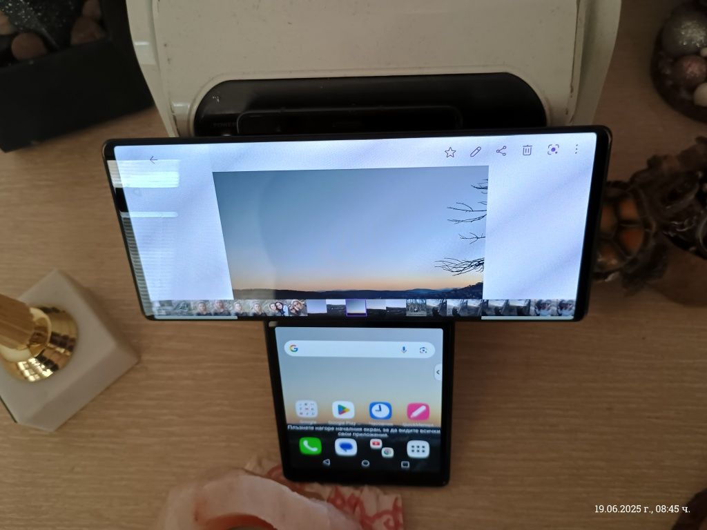 LG WING Прекрасен за ценители.
