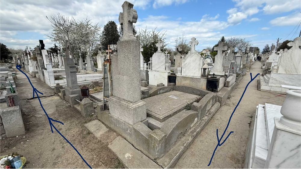 Vând (cedez concesiune) loc de veci în cimitirul Central din Constanța