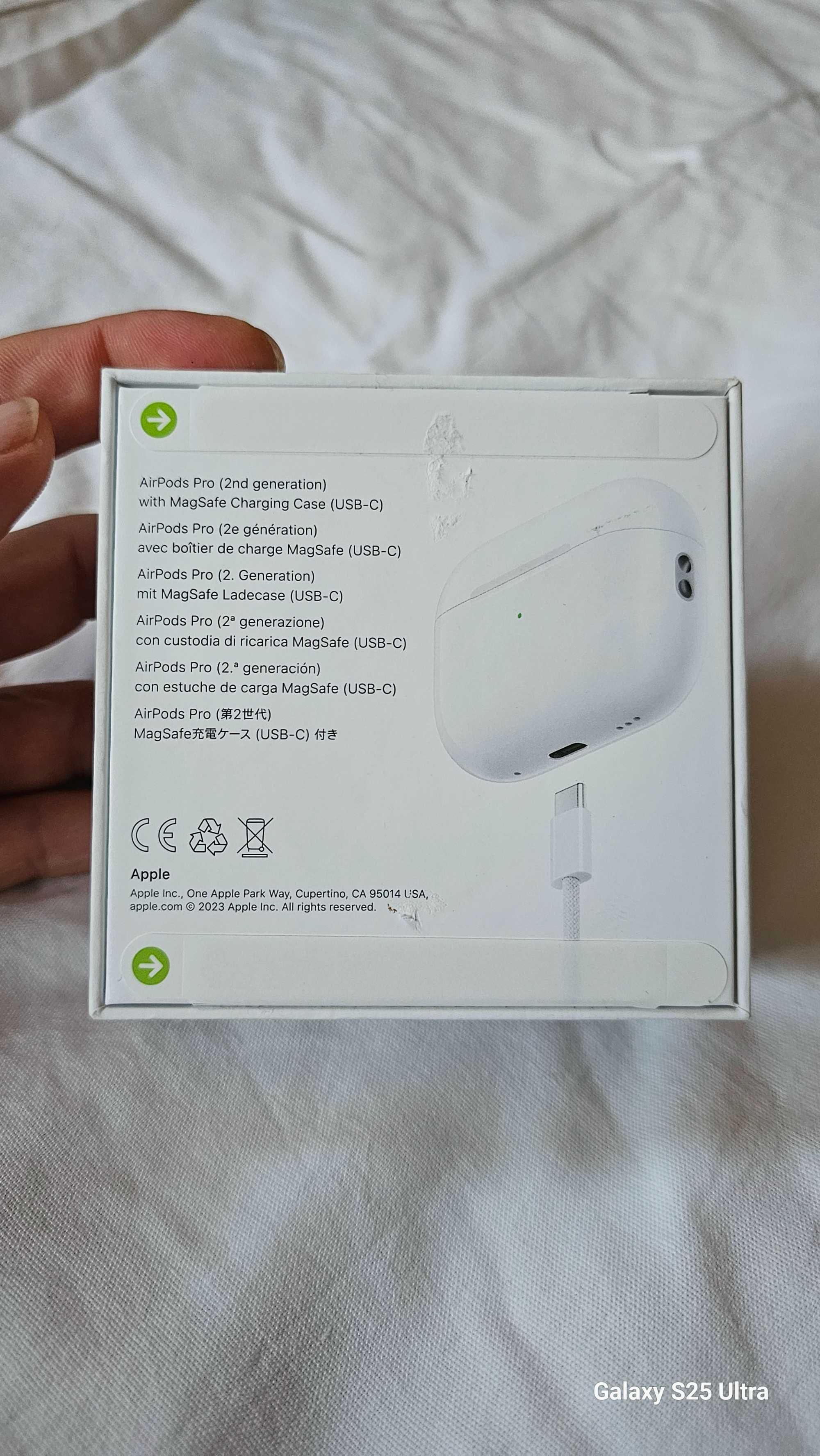 Слушалки Apple AirpodsPro 2nd
Generation Калъф MagsafeUSB-C