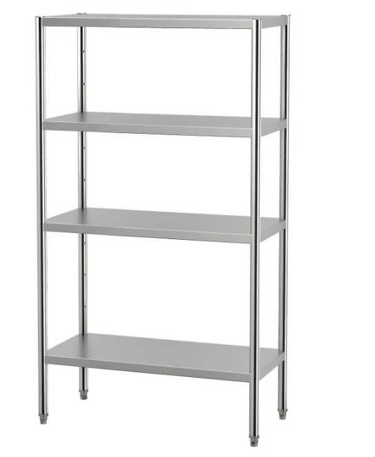 Raft de inox cu 4 polite ,etajera din inox cu polite,raft din inox NOU