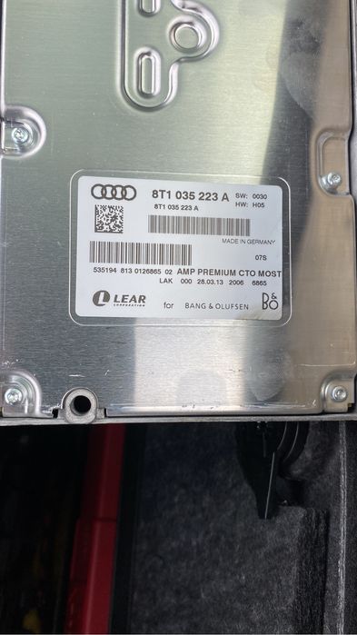 Amplificator sunet Bang Olufsen Audi A5 2013