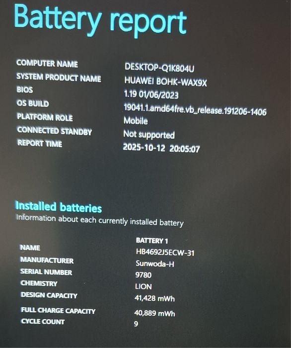 Huawei MateBook D15 | Ryzen 5 | 8GB RAM | 256 SSD|