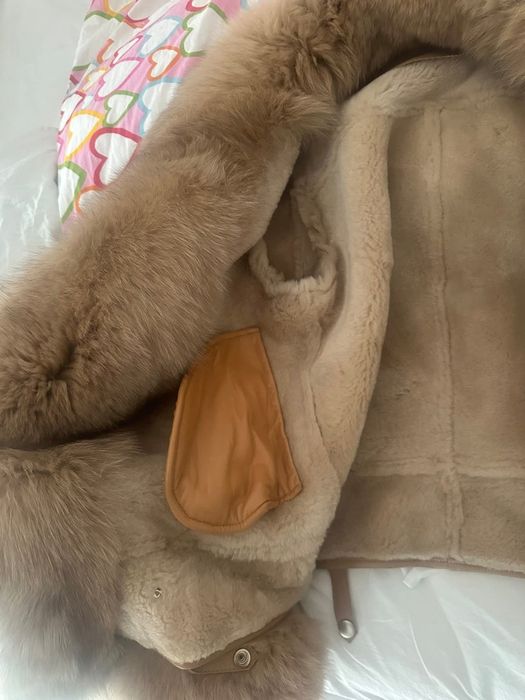 Cojoc oaie cu  blana vulpe