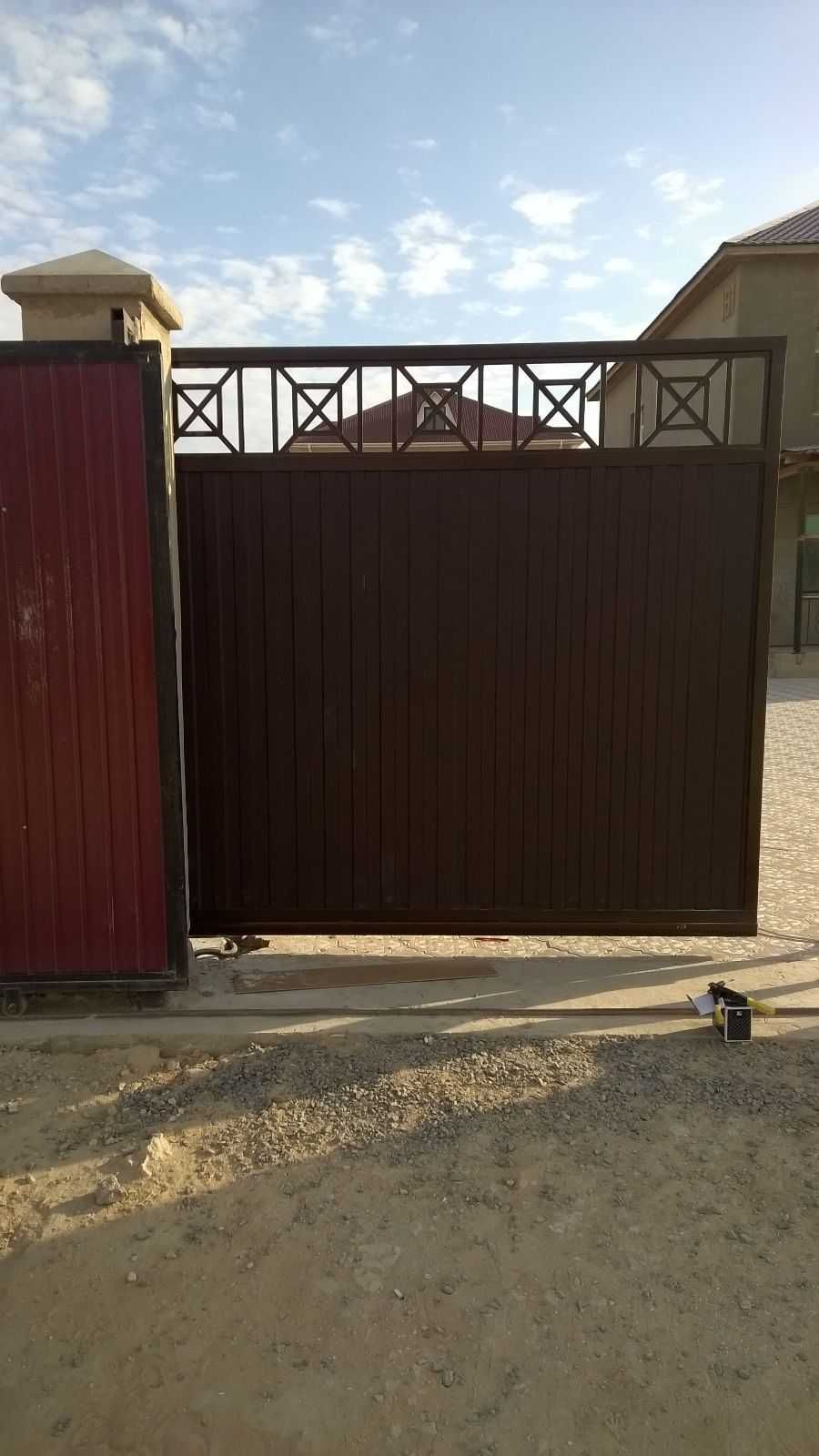 Ворота уличные металлические