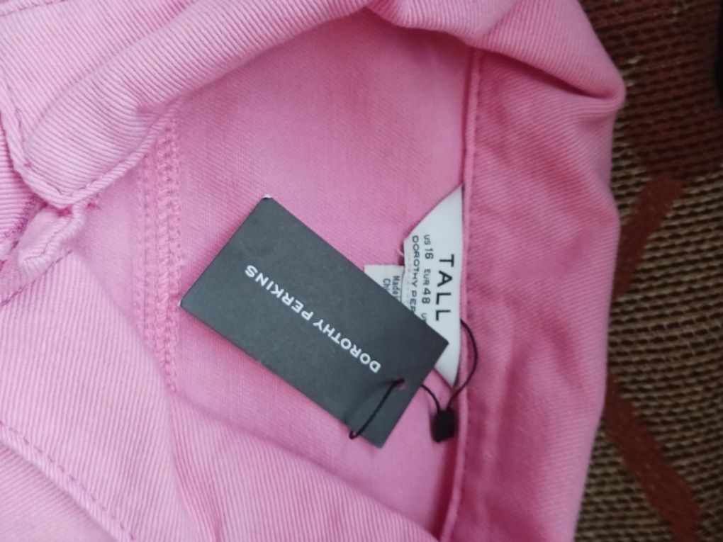 Розово дънково яке