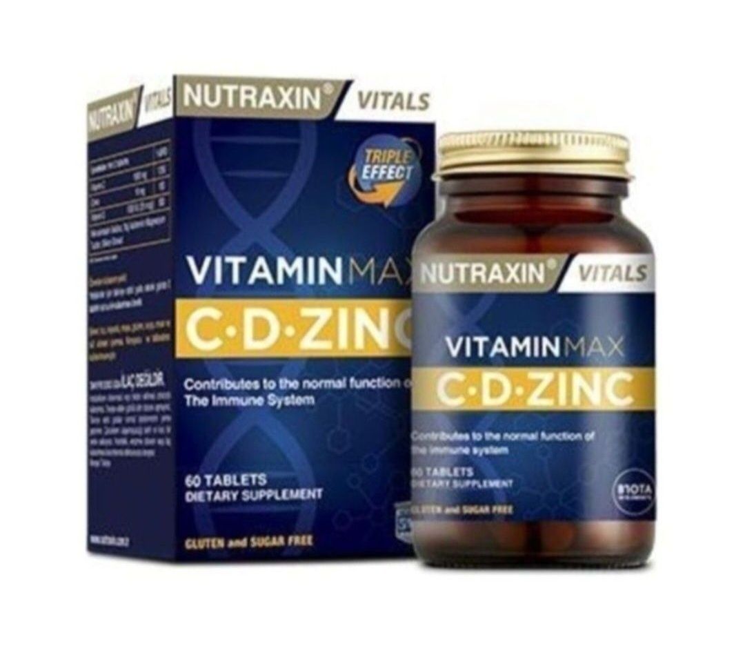 Vitamin Max/Nutraxin/Premium качества/Витамины/С/D/Цинк