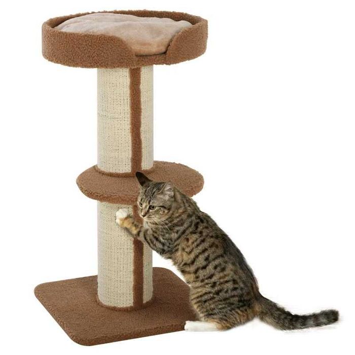 PawHut Дърво за котки, 91 см, с котешко легло, драскалка, до 5 кг