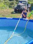 Vând piscina cadru metalic