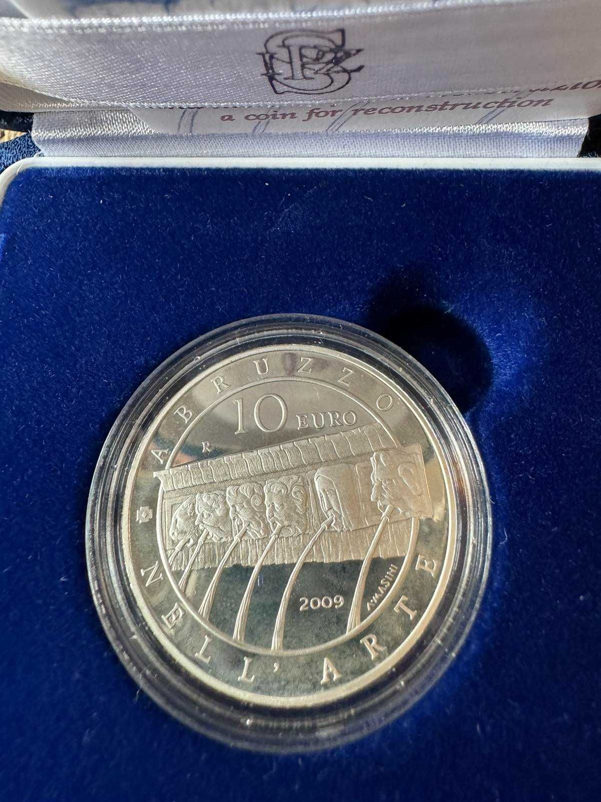 Сребърна номинална монета 10 евро