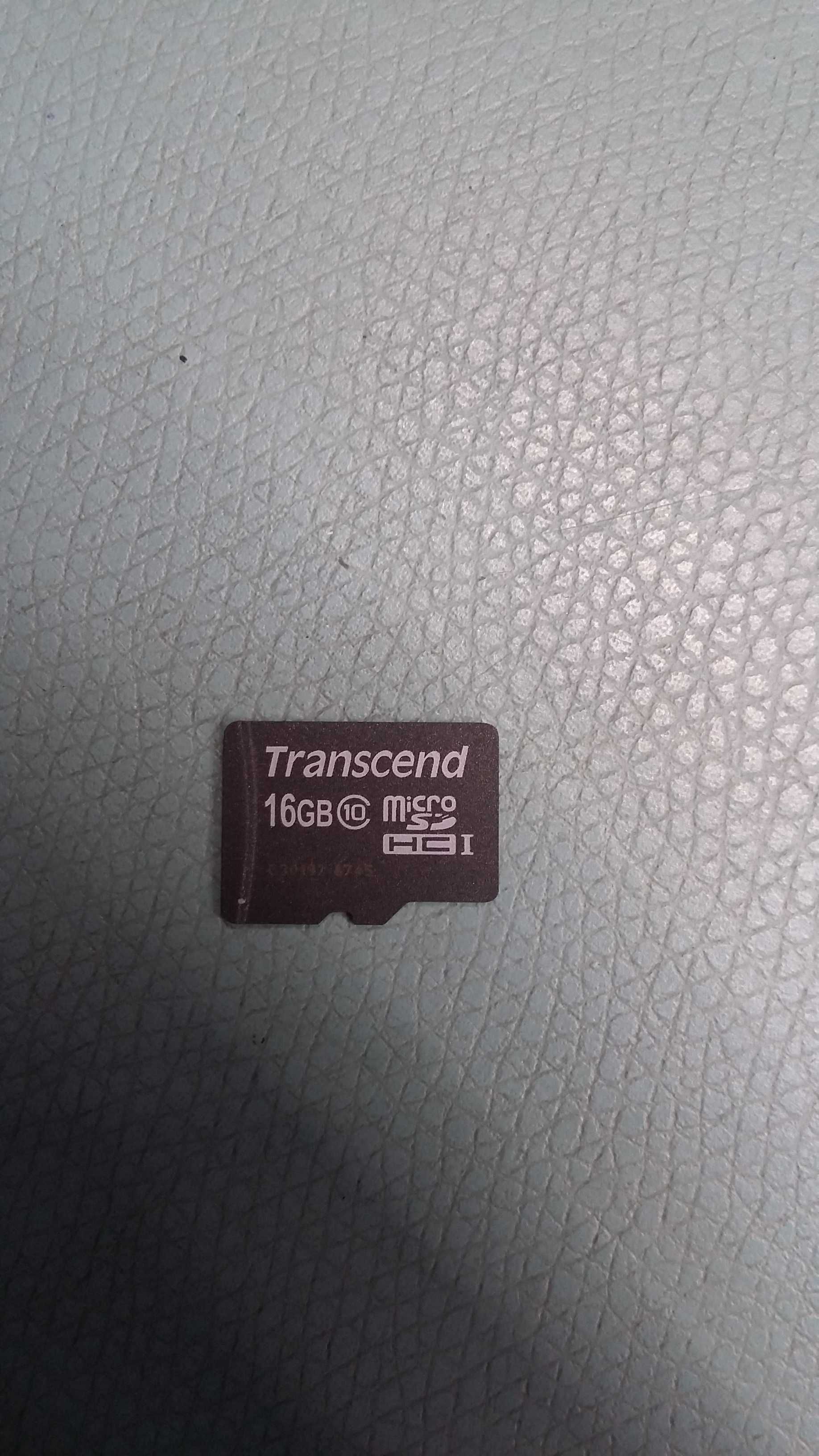 Card memorie transcend 16gb cu adaptor