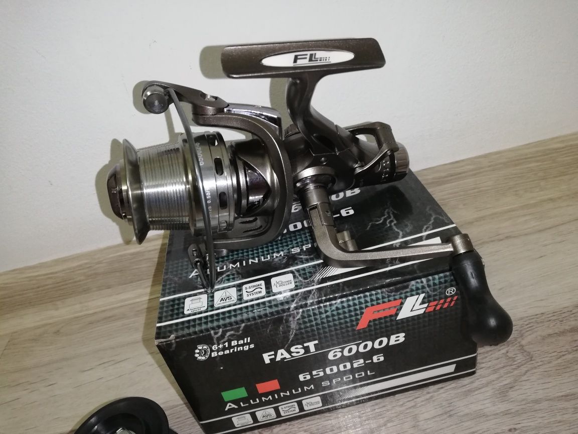 Set 2 Mulinete FL FAST 6000B 6+1 cu Baitrunner