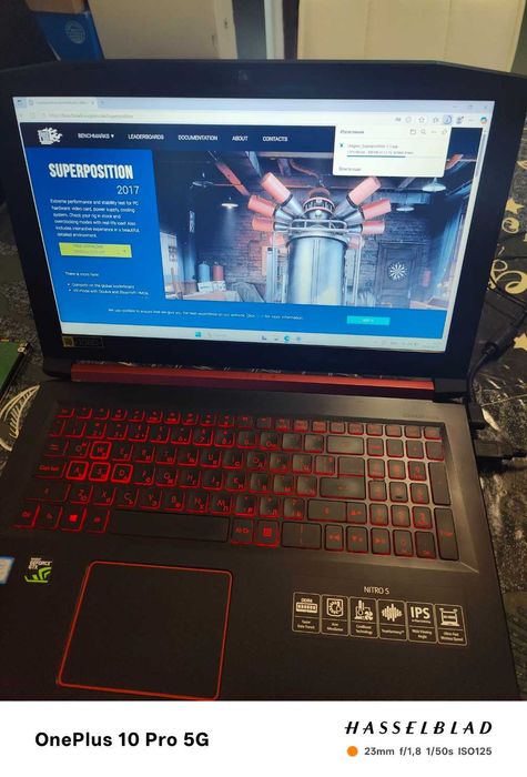 Геимърски лаптоп Acer Nitro 5 AN515-52-74XT