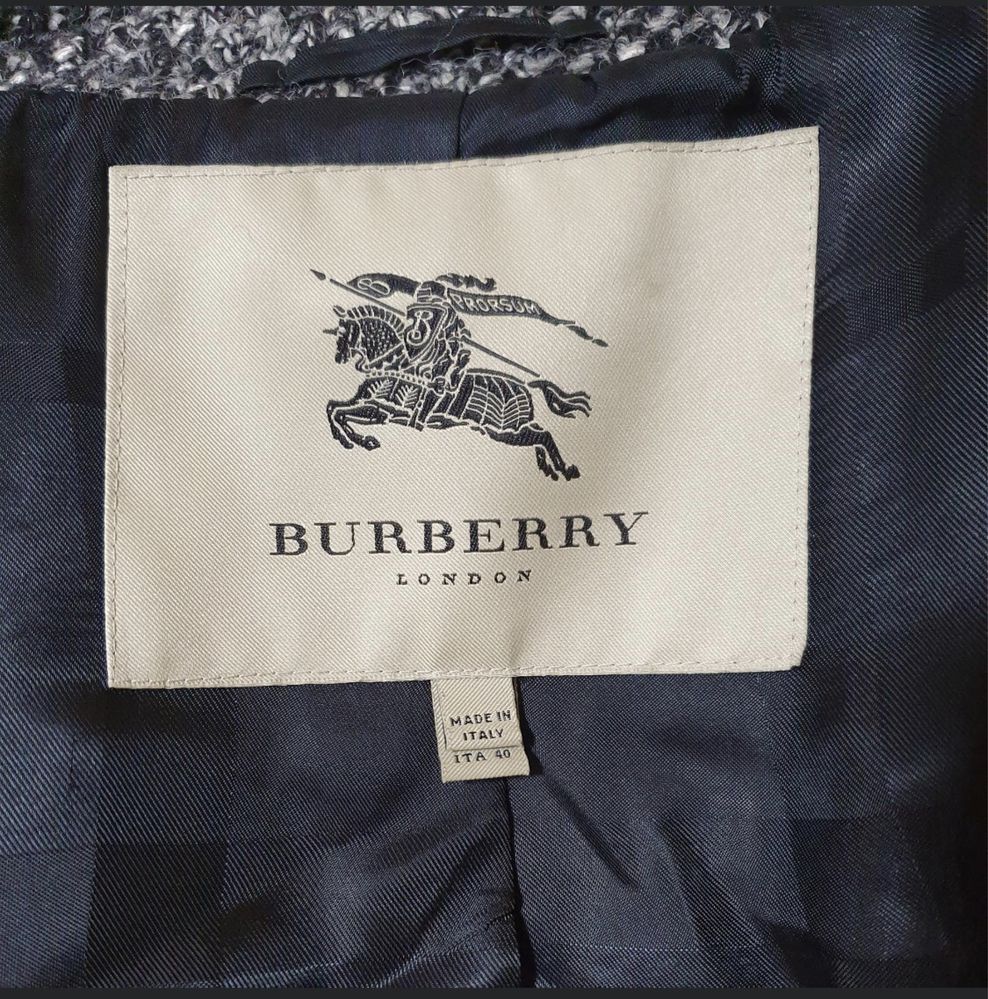 Palton/Haina BURBERRY, superb, mar. S/M !