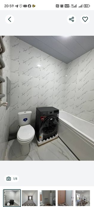 Бектемир Водникда ижарага квартира бор