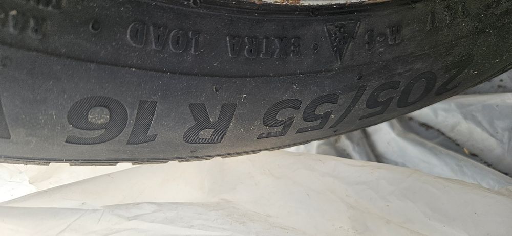 205/55/16 continental all seasons 2бр. Над 6мм