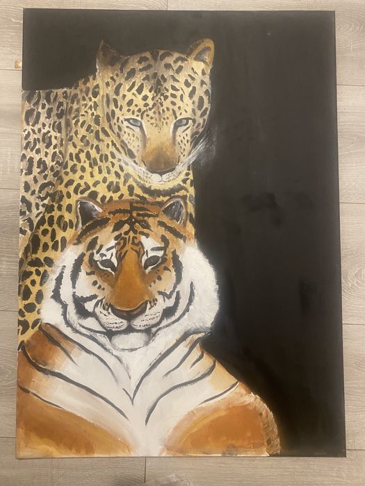 tablou realizat de mine, in ulei pe panza 50x70cm