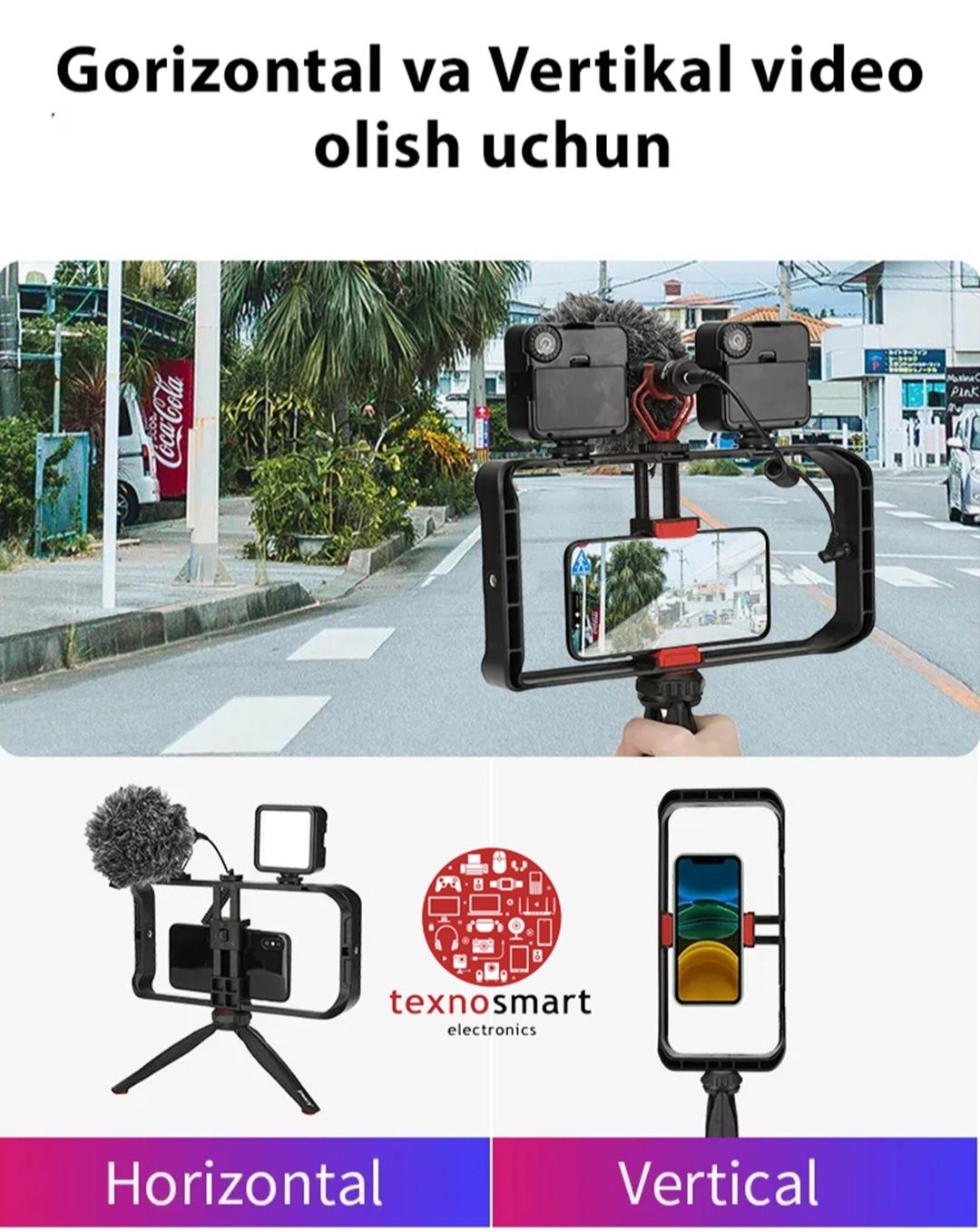 Kop funksiyali video rig sotiladi – professional kontent yaratuvchilar