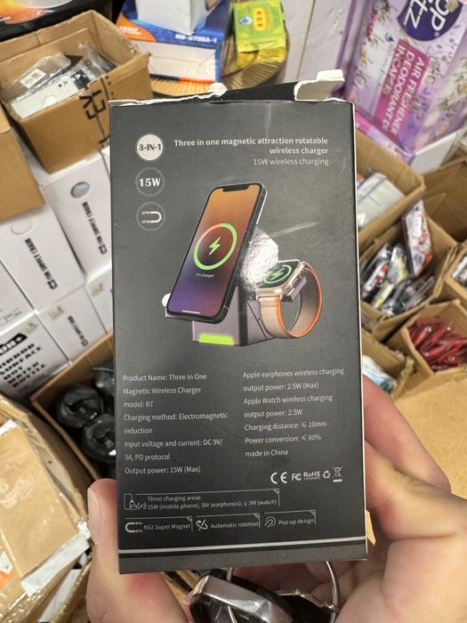 Wireless charger 3 in 1