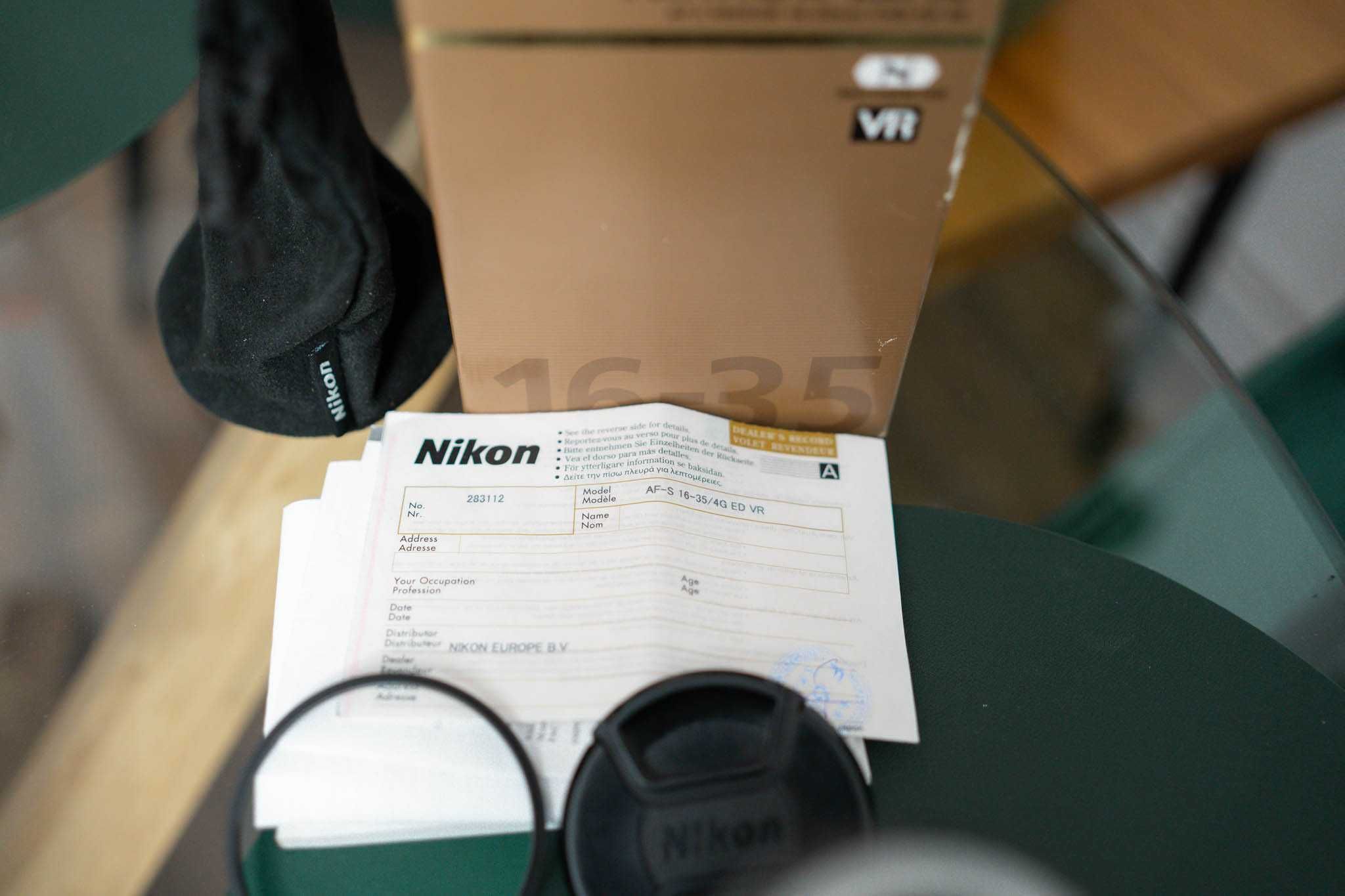 Nikon AF-S 16-35mm f/4G ED VR NIKKOR