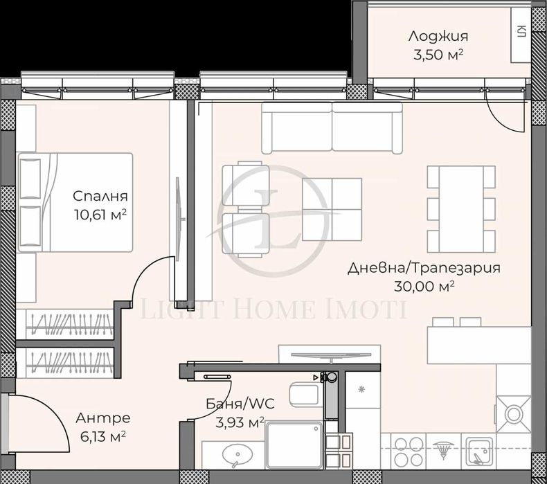 Продава се Двустаен апартамент в Пловдив, Христо Смирненски - 77 кв.м за 1498 €/кв.м - Снимка #4