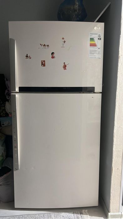 Холодильник LG GR-H802HEHL бежевый