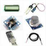 Дисплей 16х2 DS18B20 PIR HC-SR501 RFID RC522 MAX485 TTL MQ2 Arduino