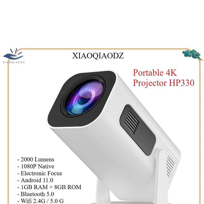 Портативный 4K проектор Xiaomi LED 1080P Native 8K Android 11