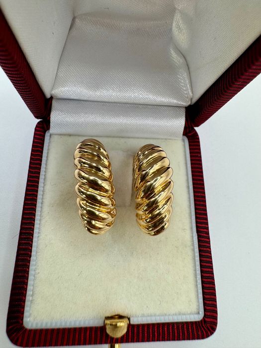 Обеци Cartier златни