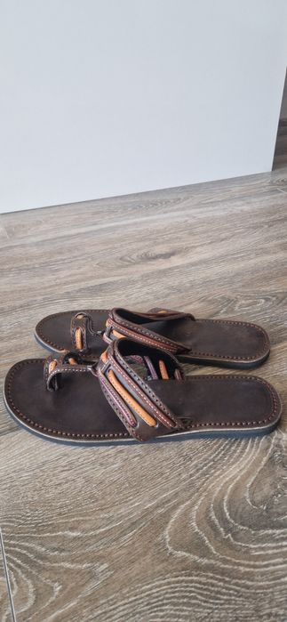 Мъжки чехли от естествена кожа!