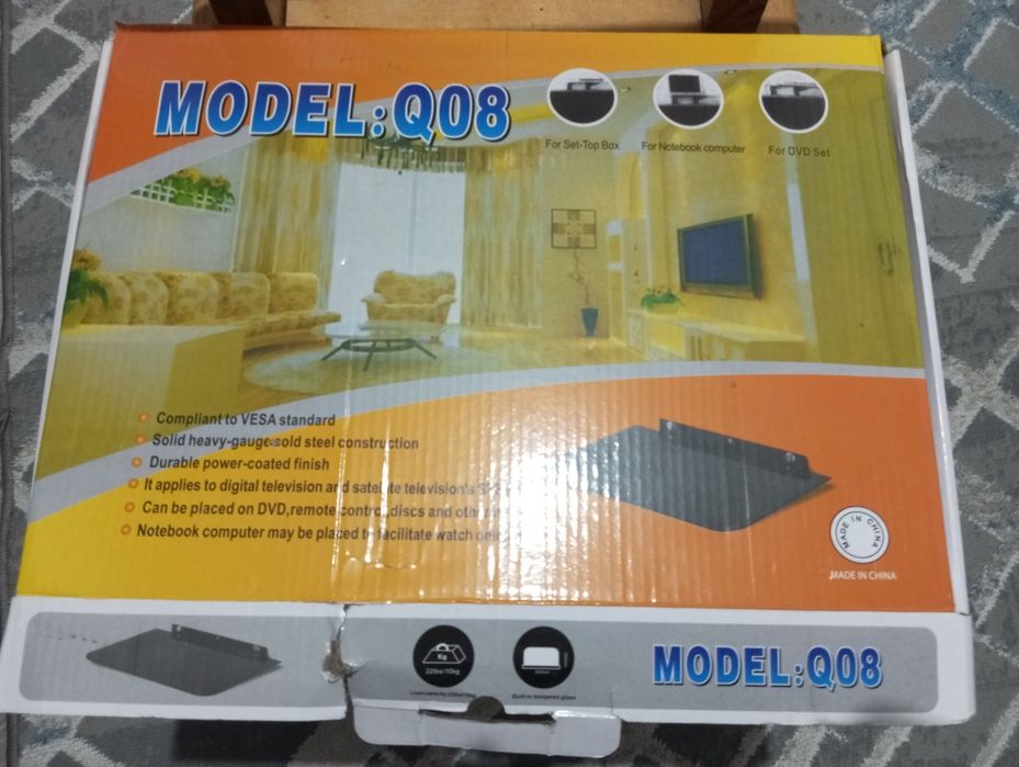 Настенная полочка для AV компонентов Model:Q08.