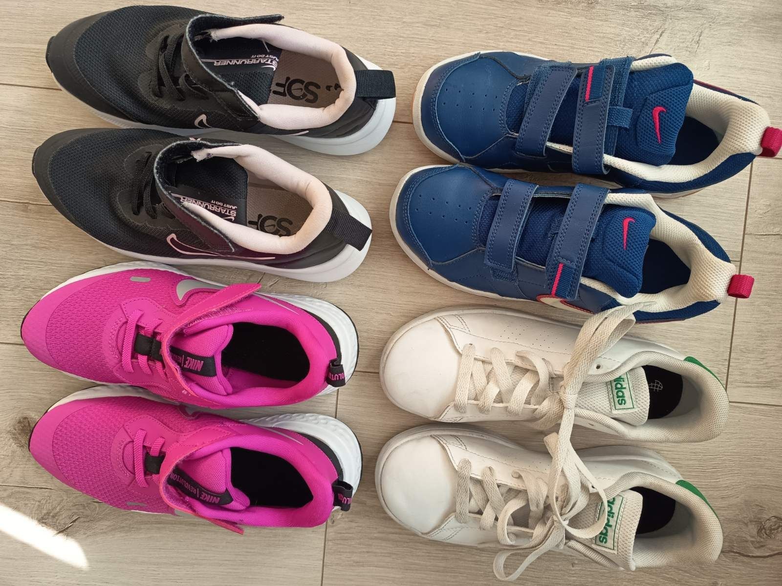 Маратонки за момиче Nike и Adidas