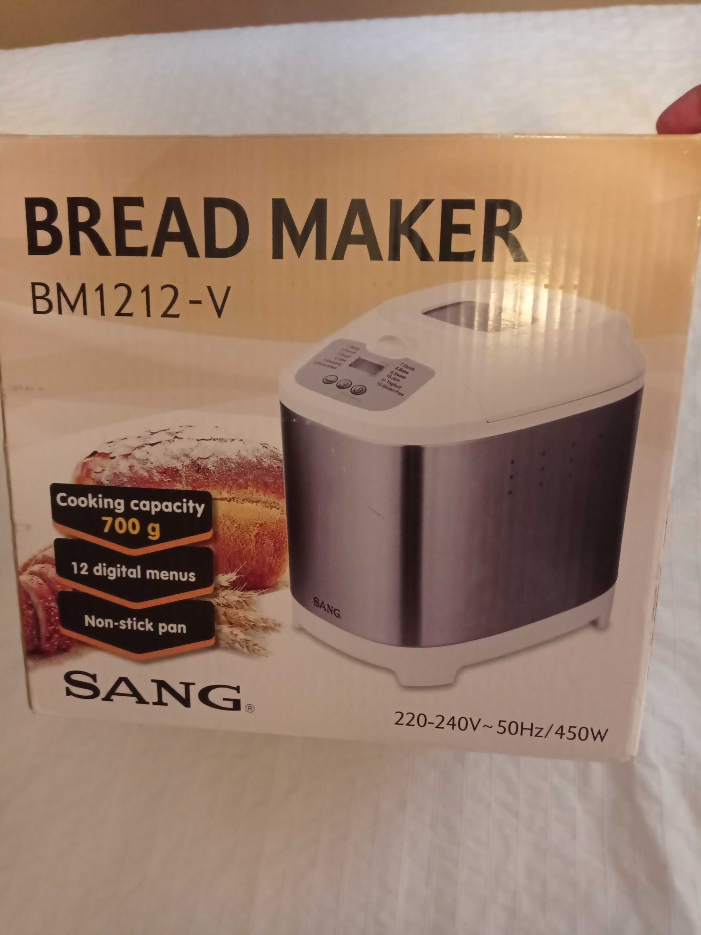 Хлебопекарна SANG BM1212-V