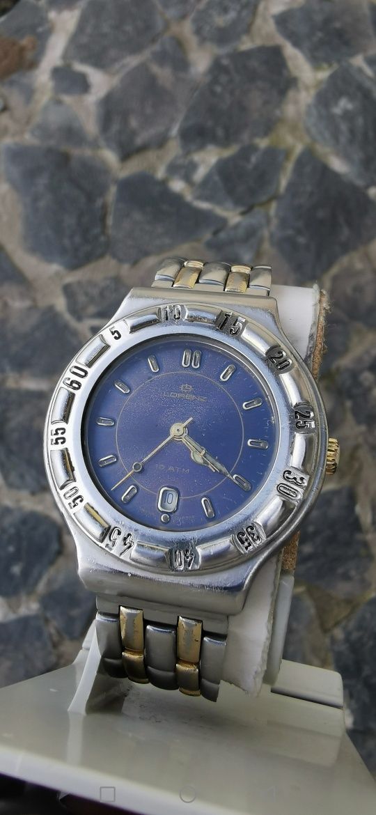 Ceas Lorenz - Diver 100 m - Quartz 7 Rubine - 39,5 mm