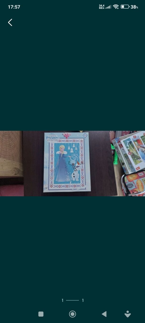 Puzzle cu Elsa, 63 piese