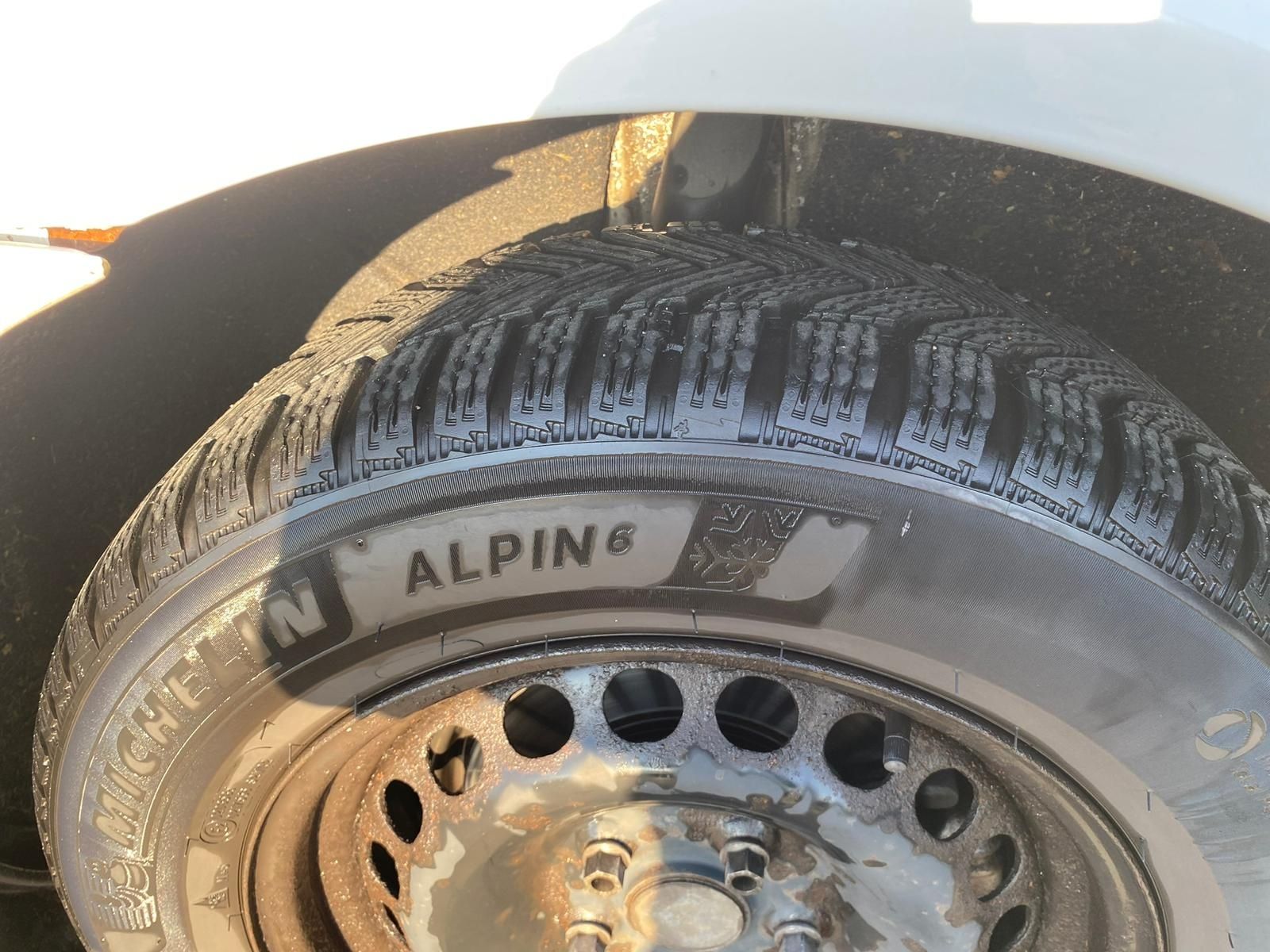 Vand 4 Jante tabla 5x112 cu cauciucuri Michelin Alpin 6  195/65/15!!!