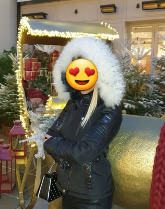Geaca de iarna cu blana naturala