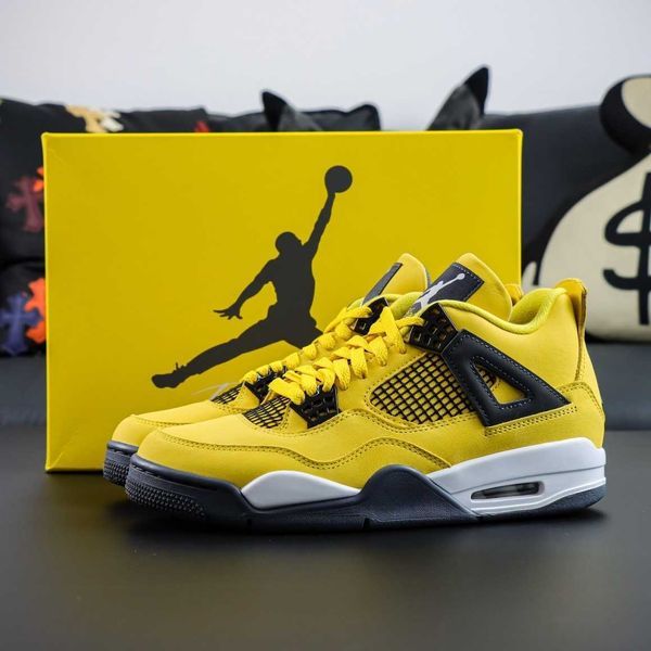Nike Air Jordan 4 Retro Yellow Lightning Мъжки Обувки