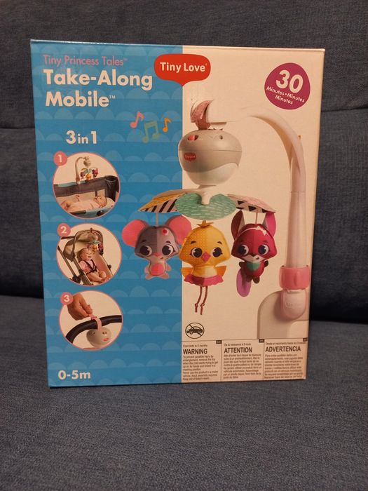 Бебешка въртележка за кошара и количка Tiny love