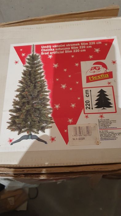 Brad artificial slim / ingust 220 cm