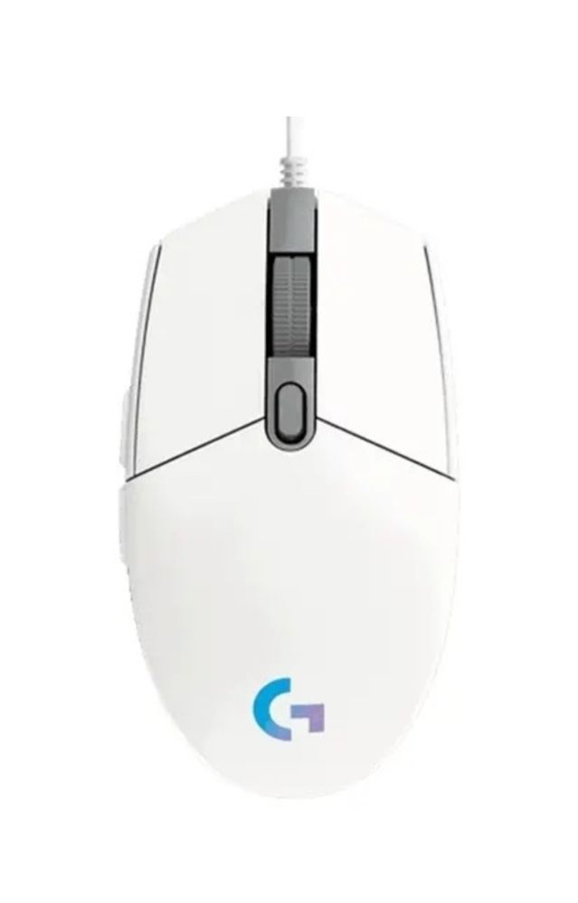 Клавиатура OEM K610 черный Мышь Logitech G102 Lightsync белый